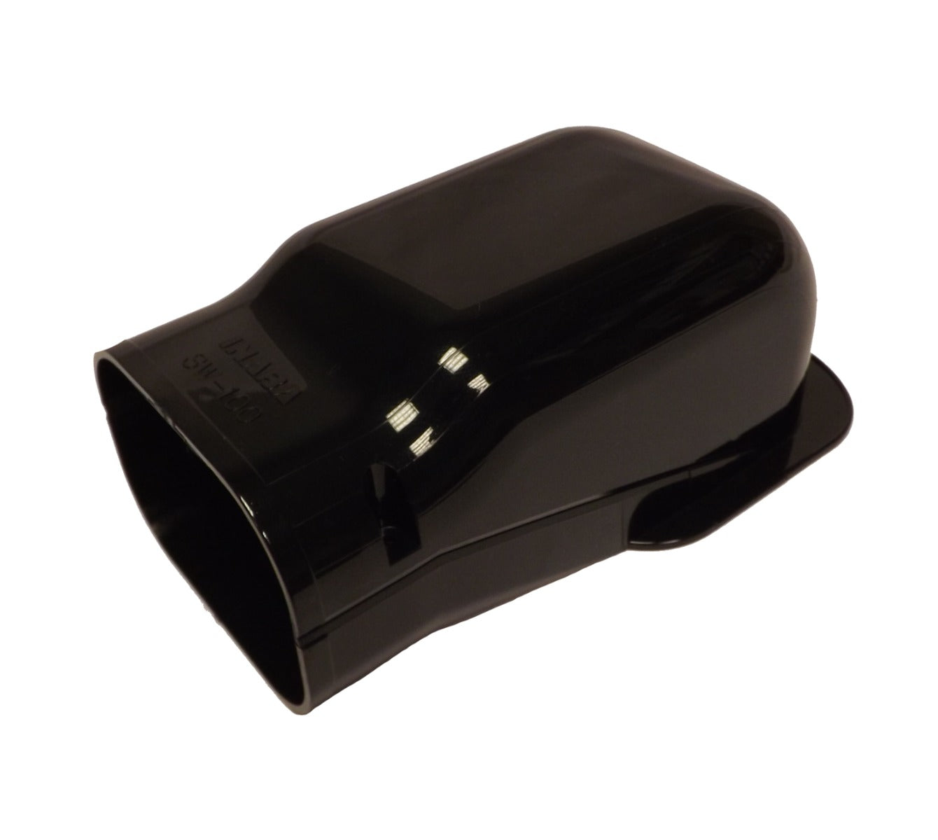 Inaba Denko SW-77-K Slimduct 77mm Two-Piece Wall Inlet - Black