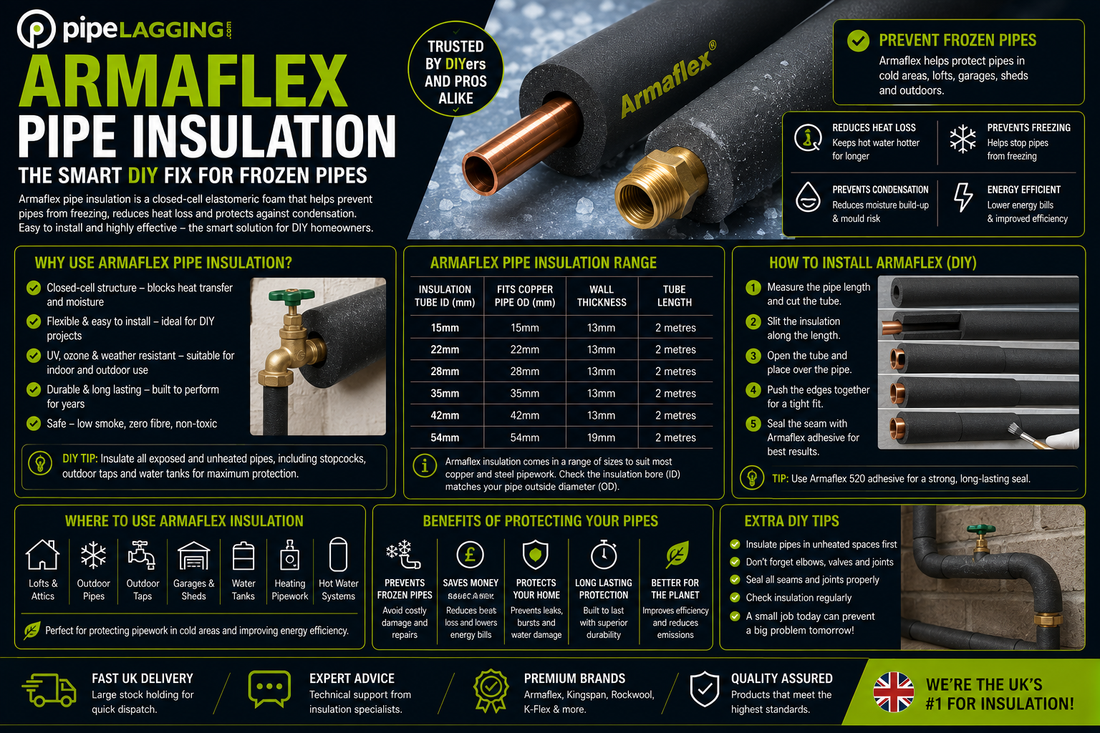 Armaflex Pipe Insulation The Smart DIY Fix For Frozen Pipes