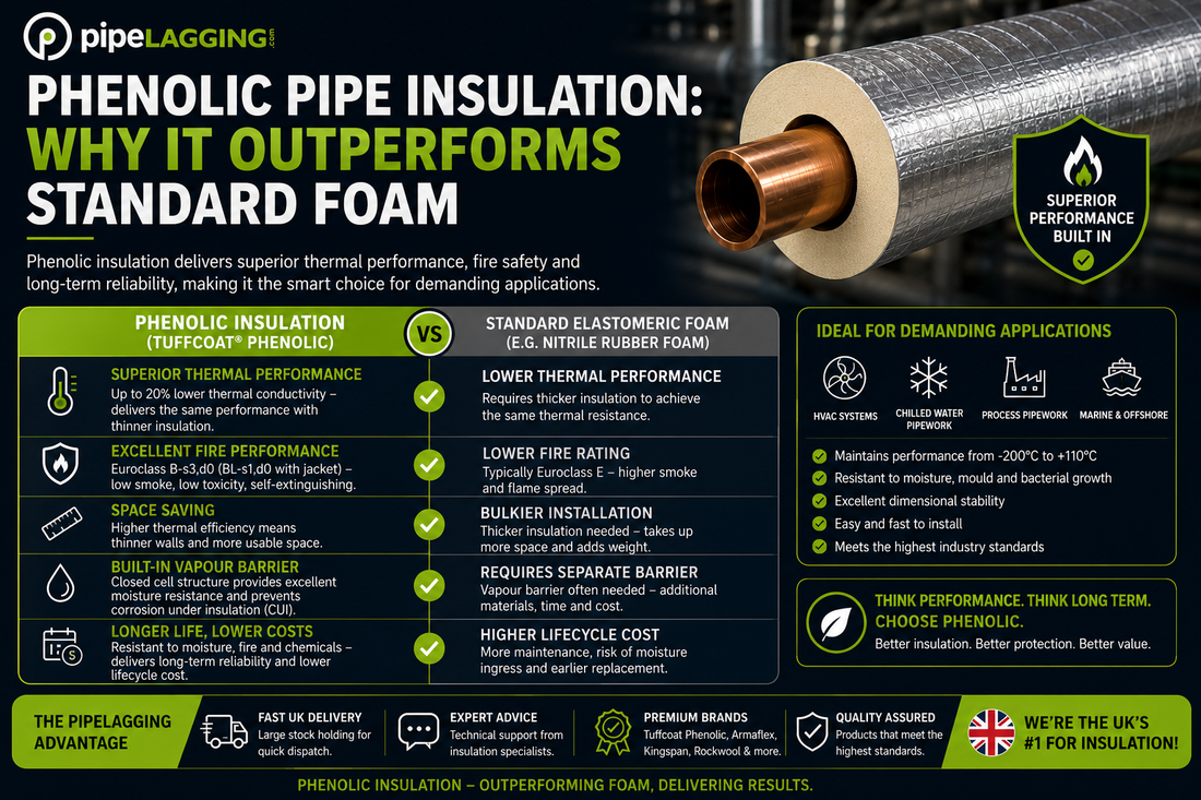 Phenolic Pipe Insulation: Why It Outperforms Standard Foam