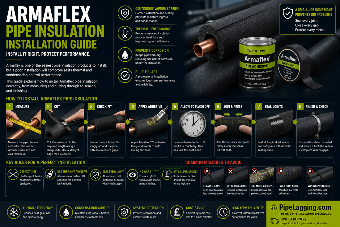 Armaflex Installation Guide — How to Fit Armaflex Pipe Insulation