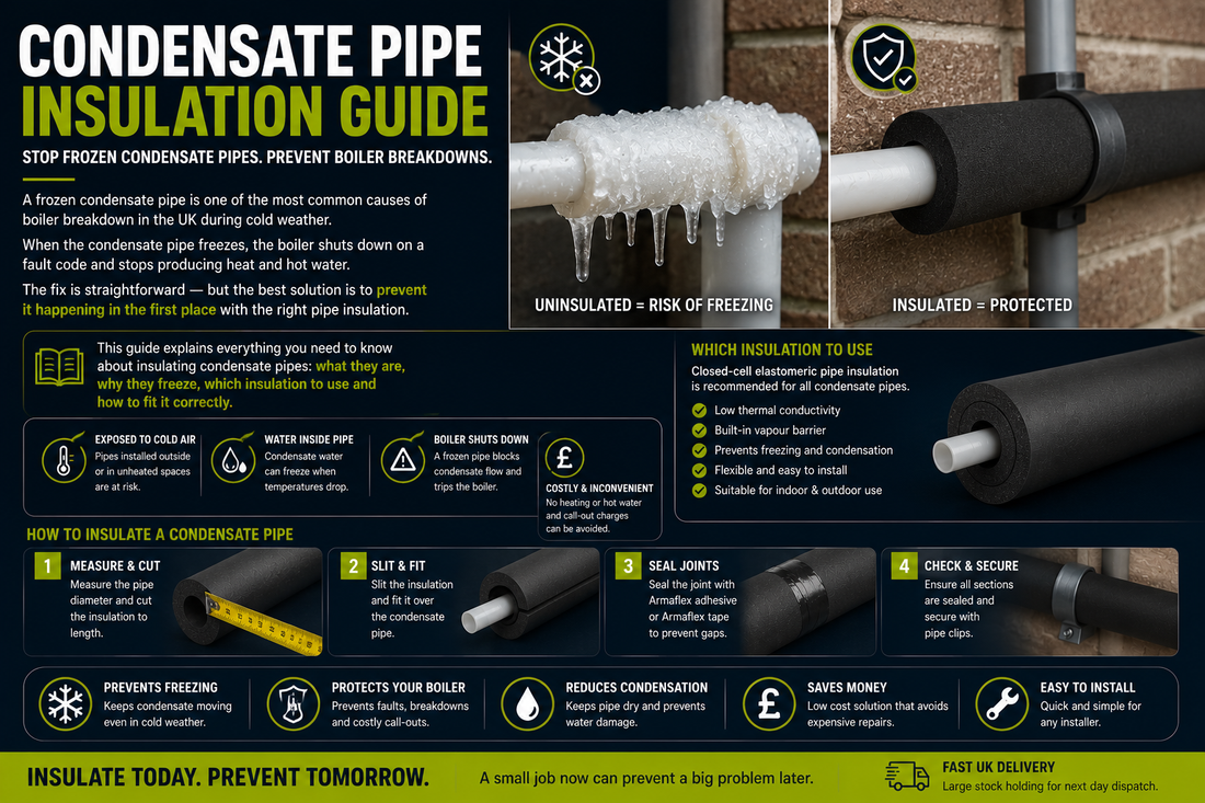 How to Insulate Condensate Pipes — Complete Guide