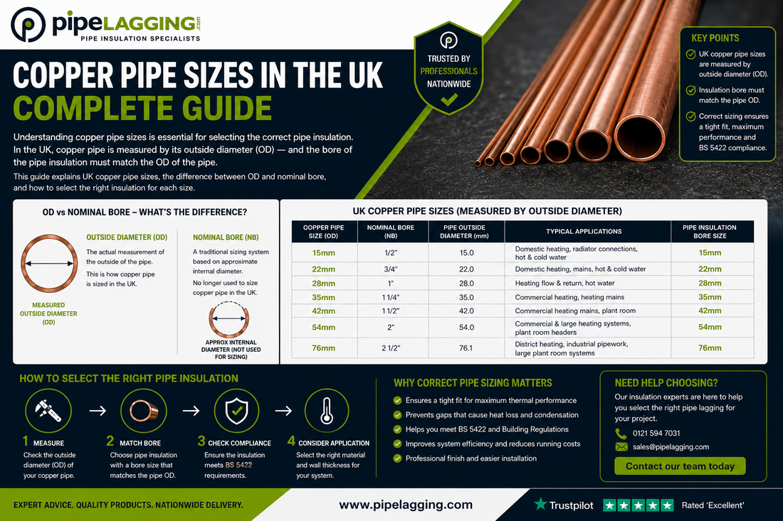 Copper Pipe Sizes in the UK — Complete Guide