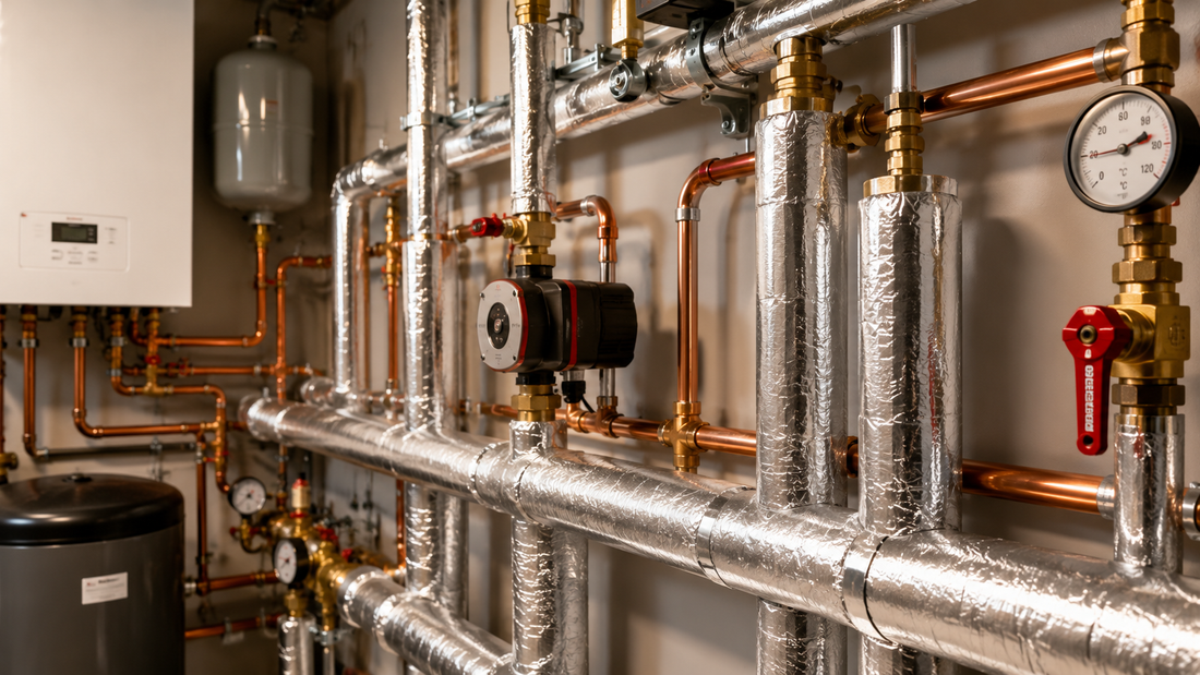Hot Water Pipe Insulation Guide: Part L Compliance, Heat Loss & Best Insulation Materials