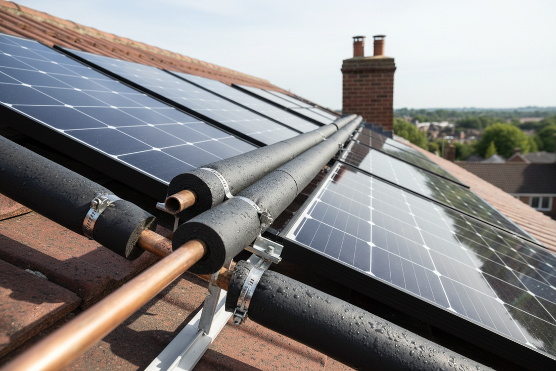 Pipe Insulation for Solar Thermal Systems — Complete UK Guide