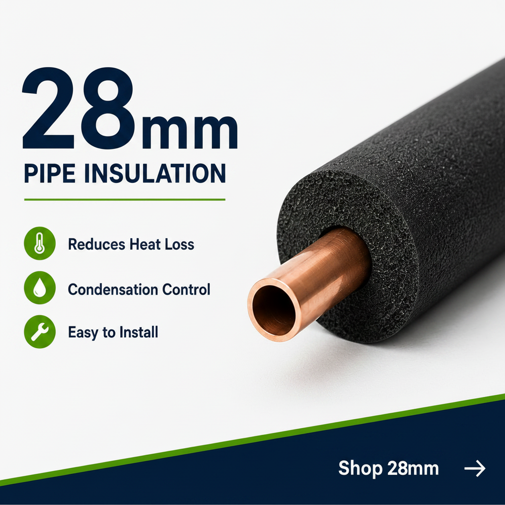 28mm Pipe Insulation