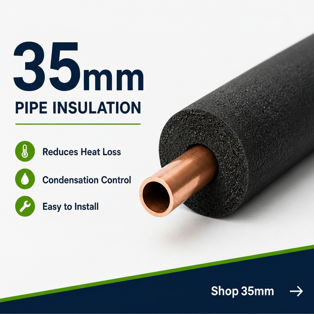 35mm Pipe Insulation