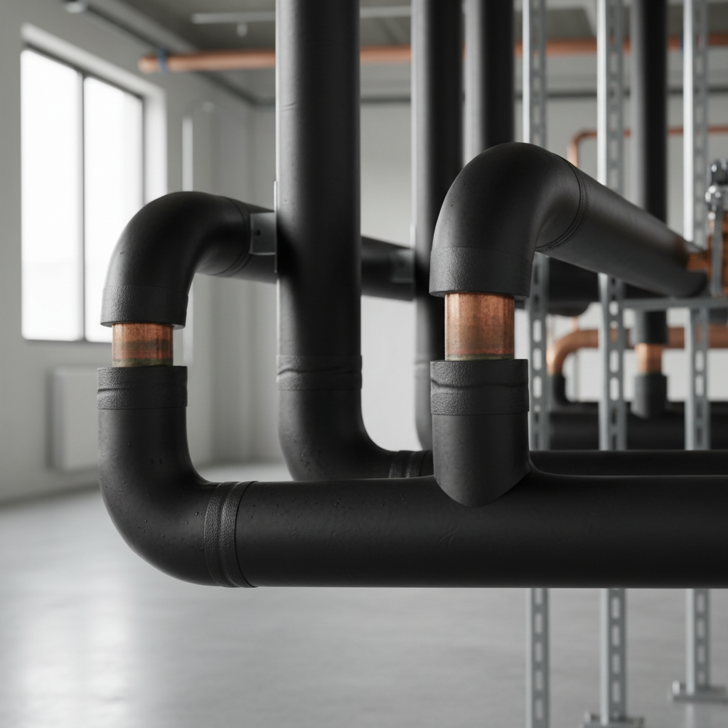 Refrigeration pipe insulation