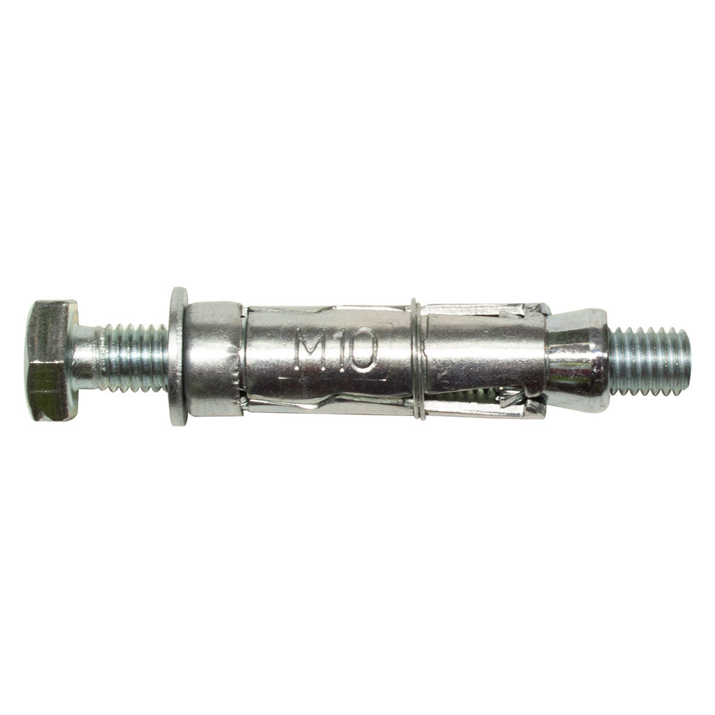 M6 x 10 Loose Bolt Shield Anchor Zinc CR3 - Box of 50