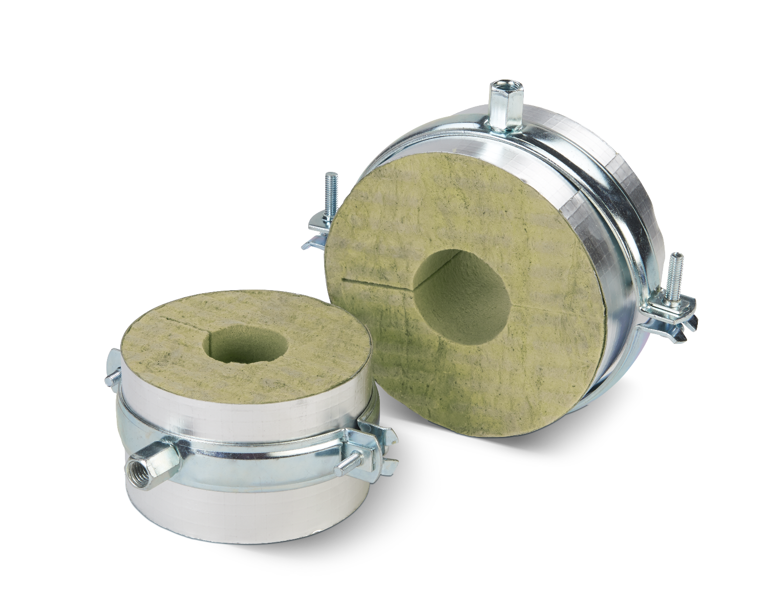 Rockwool Rocklap Pipe Supports Foil Faced