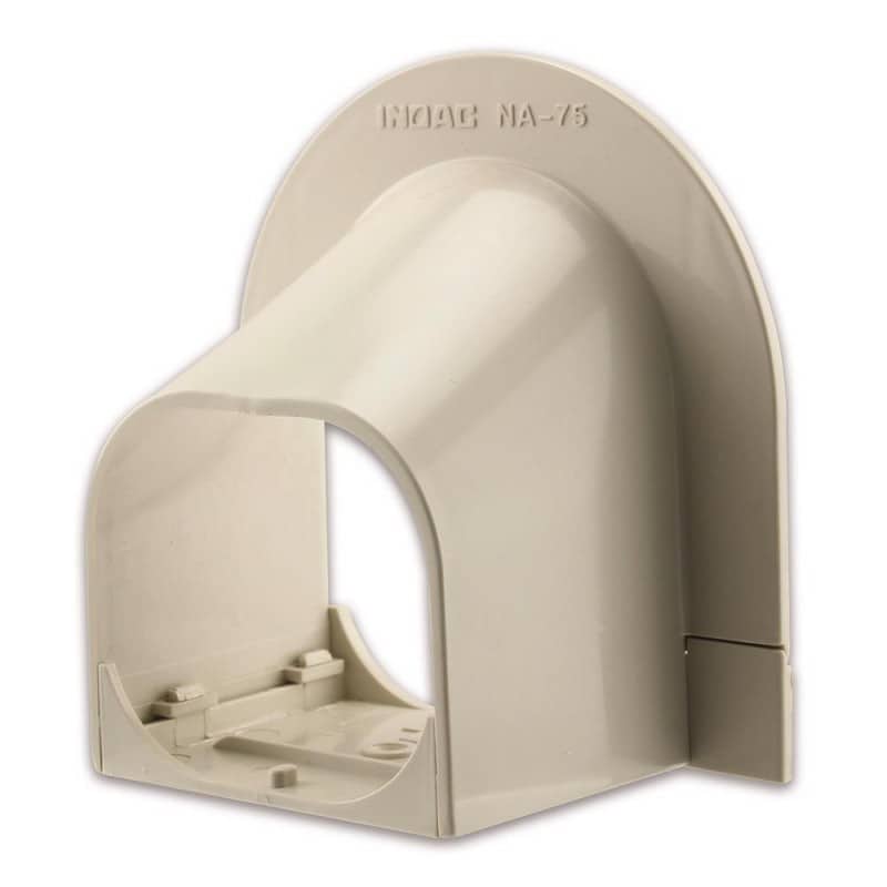Inoac NA-60 Plastic Pipe Trunking 60mm Corner Cap
