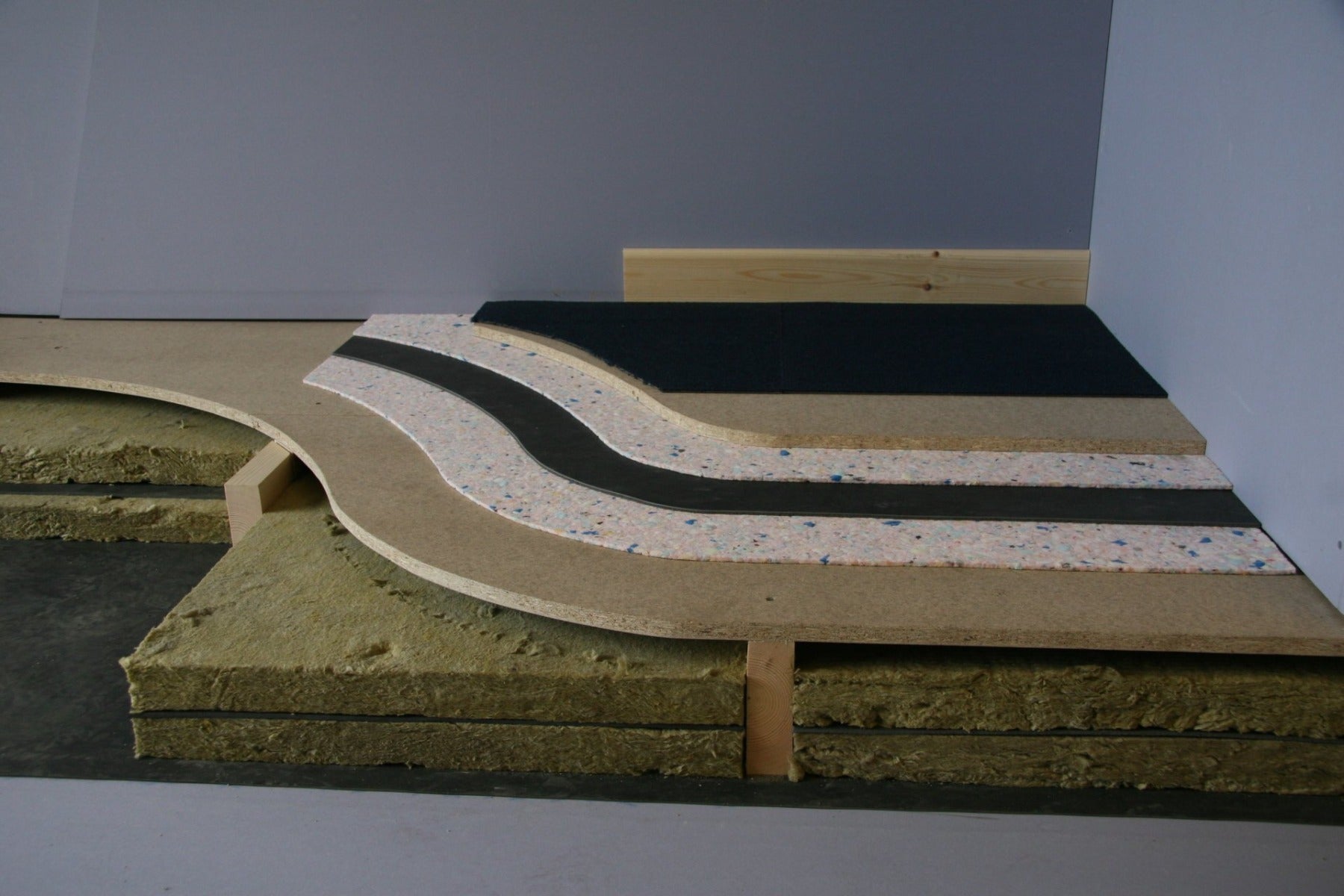 16mm Underfloor Soundproof Underlay Chip Foam Sheet 1200mm x 600mm 0.72m² - Acoustic Insulation for Floors