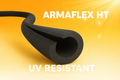 HT/ArmaFlex High‑Temperature Pre‑Slit Pipe Insulation Tube 2m - Pipelagging.com