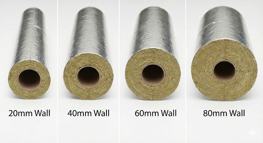 K-FLEX K-Rock ALU Mineral Wool Pipe Insulation