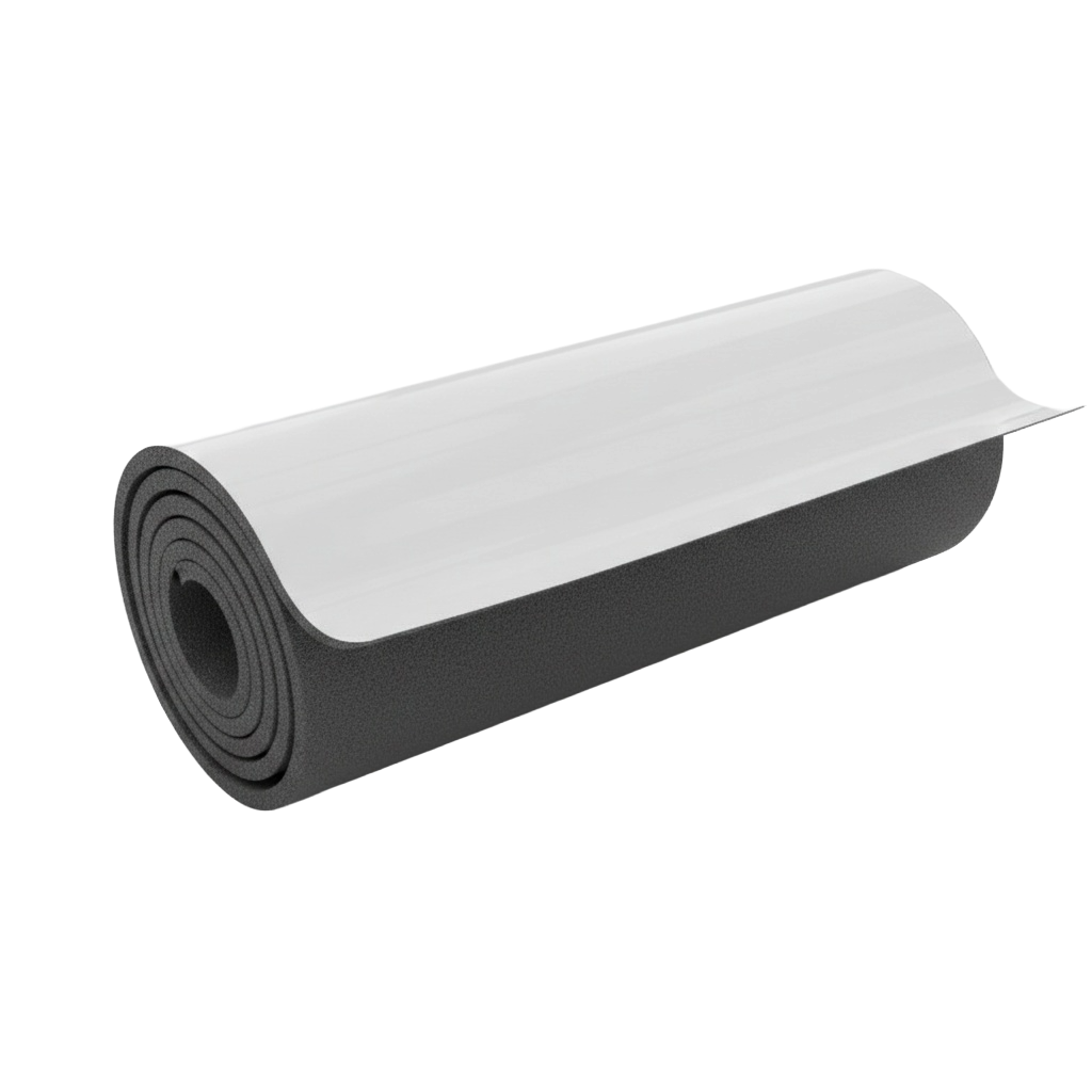 Armaflex Tuffcoat Class O Continuous Self‑Adhesive Insulation Roll – 13 mm / 19 mm / 25 mm – 1 m × 8 m / 6 m / 4 m – Black or White