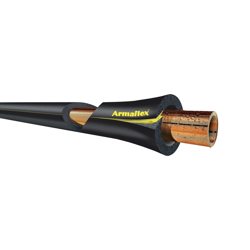 Armaflex EVO Self Seal Pipe Insulation Lagging Black Nitrile Foam Class O 2m