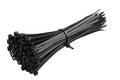 Cable Zip Ties Nylon Black - 200 x 4.8mm - Bag of 100
