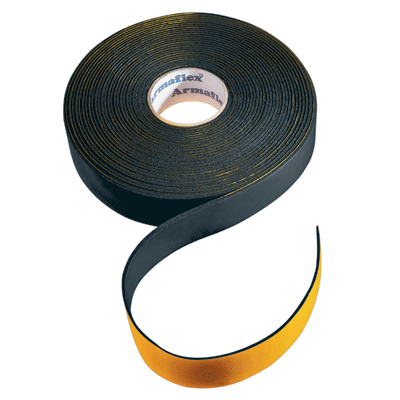 Armaflex Pipe Insulation Lagging Tape 50mm x 3mm x 15m Black Foam Class O