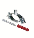 DN16-FEF14 4 oval pipe hangers for VA DN 16 with hex head screws M8x80
