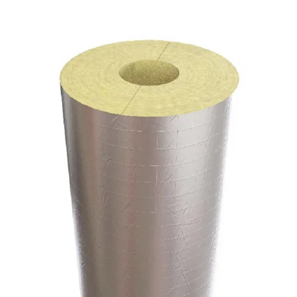 Paroc Foil Faced Mineral Fibre Pipe Insulation Section 1.2m