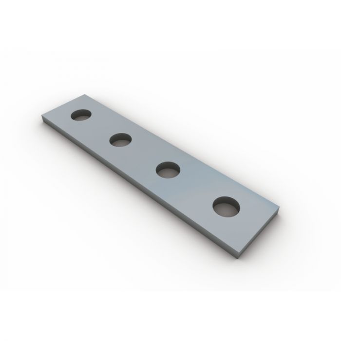 Four Hole Steel Channel Plate