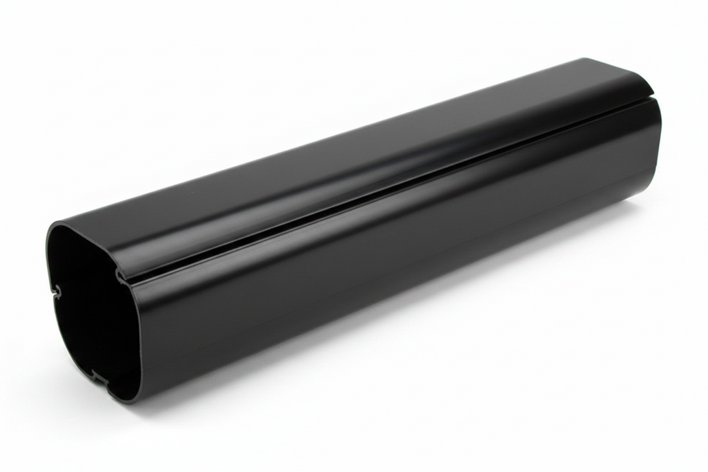 Inoac CD-100 100mm Plastic Pipe Trunking 2m - Black