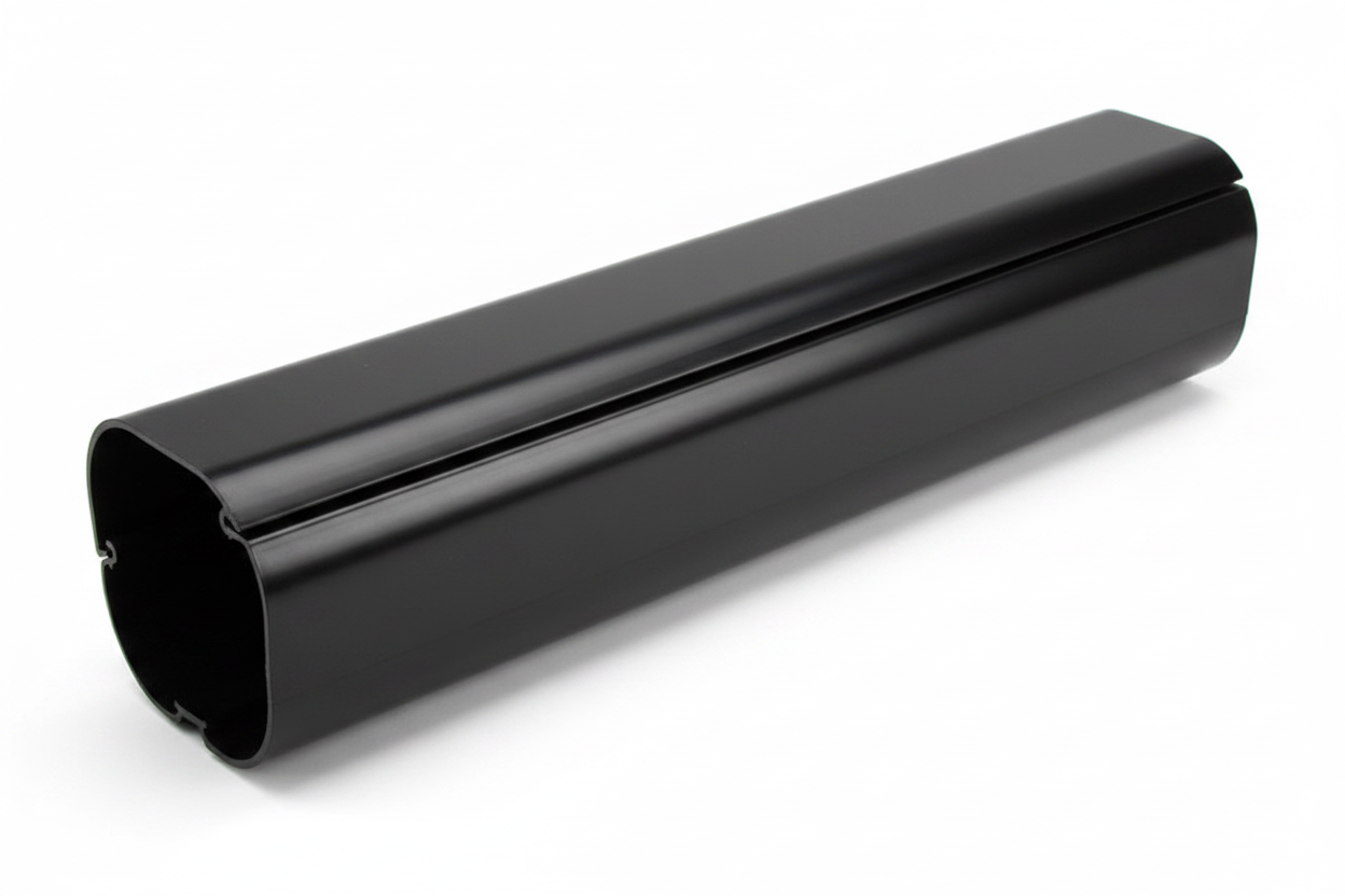 Inoac CD-100 100mm Plastic Pipe Trunking 2m - Black