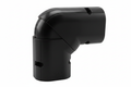 Inoac NX-100 100mm Plastic Pipe Trunking Universal Elbow Horizontal - Black