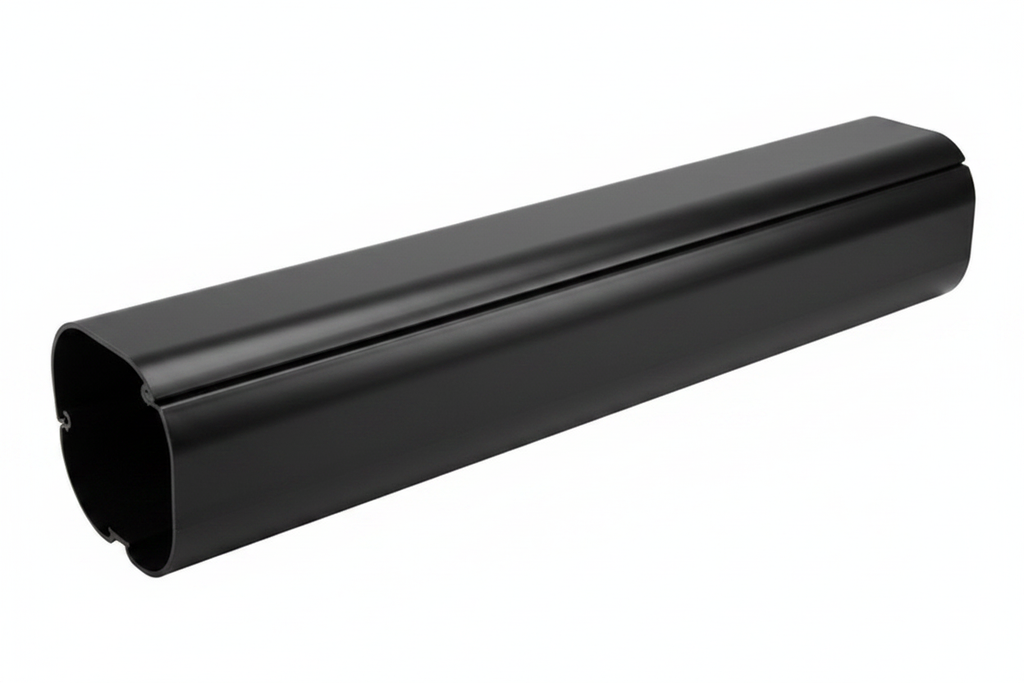Inoac CD-75 75mm Plastic Pipe Trunking 2m - Black