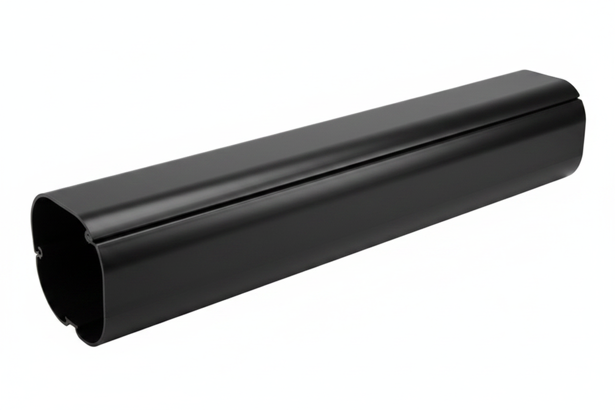 Inoac CD-75 75mm Plastic Pipe Trunking 2m - Black
