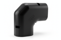 Inoac NE-100 100mm Plastic Pipe Trunking Horizontal Elbow - Black
