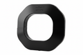 Inoac NK-75 75mm Plastic Pipe Trunking Wall Cap - Black