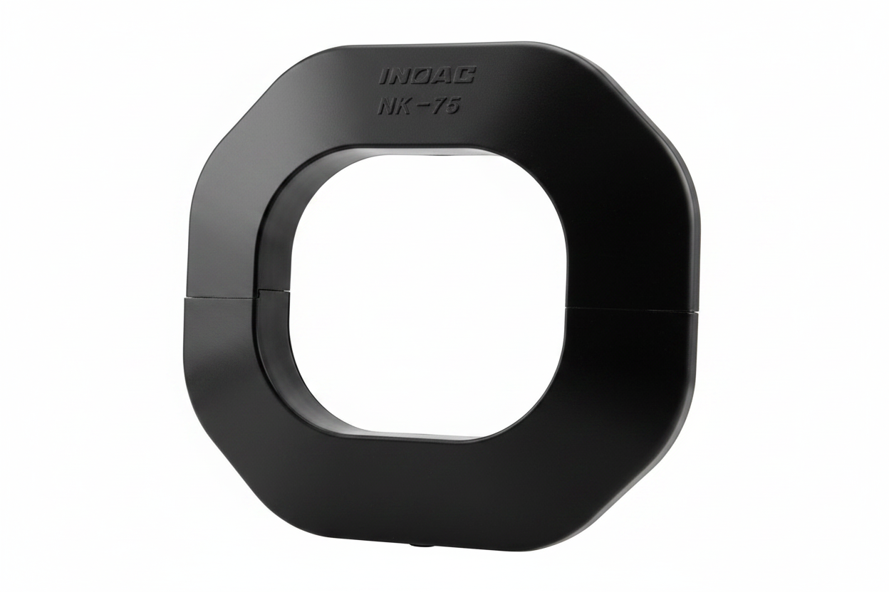 Inoac NK-75 75mm Plastic Pipe Trunking Wall Cap - Black