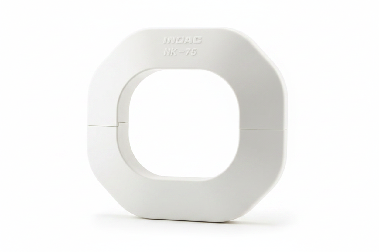 Inoac NK-75 75mm Plastic Pipe Trunking Wall Cap - White
