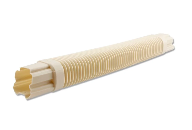 Inoac NF-100 100mm Plastic Pipe Trunking Flexible Joint - Ivory