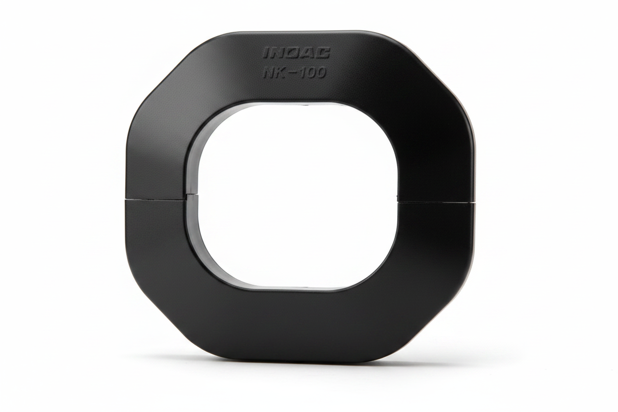 Inoac NK-100 100mm Plastic Pipe Trunking Wall Cap - Black