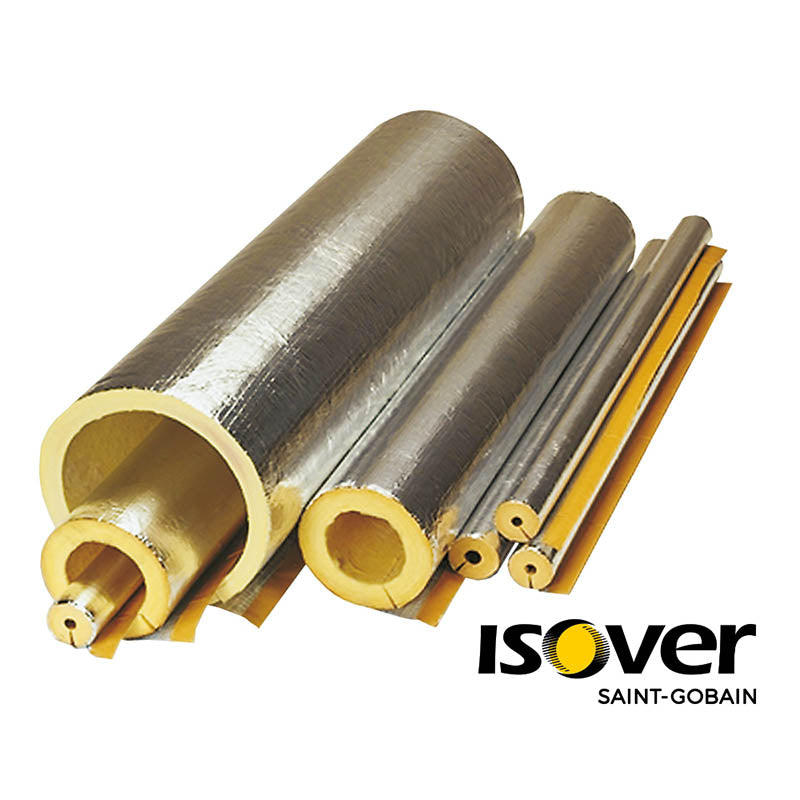 Climpipe Isover ClimPipe Glasswool Pipe Insulation Alu2