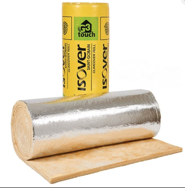 Isover ClimCover Roll Alu2 12m (l) x 1200mm (w) x 40mm Thick
