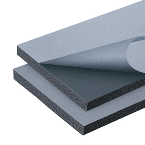Self Adhesive Soundproof Sheet 6mm x 2m x 1.2m Black Acoustic Foam 2.4 Sq M Class O