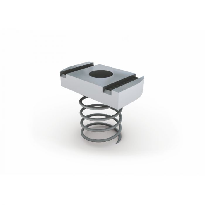 M10 Long Spring Channel Nut Zeb Per 100