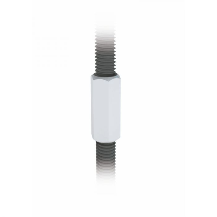 M8 Threaded Rod Connector Zinc Plated