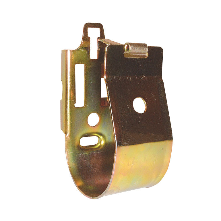 Metal Hanger Type 2 - Zinc Passivated Steel Pipe Support Clip for M8/M10 Rod (10 Pack)