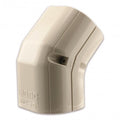 Inoac Plastic Pipe Trunking 60mm 45 Degree Vertical Elbow Nu-60