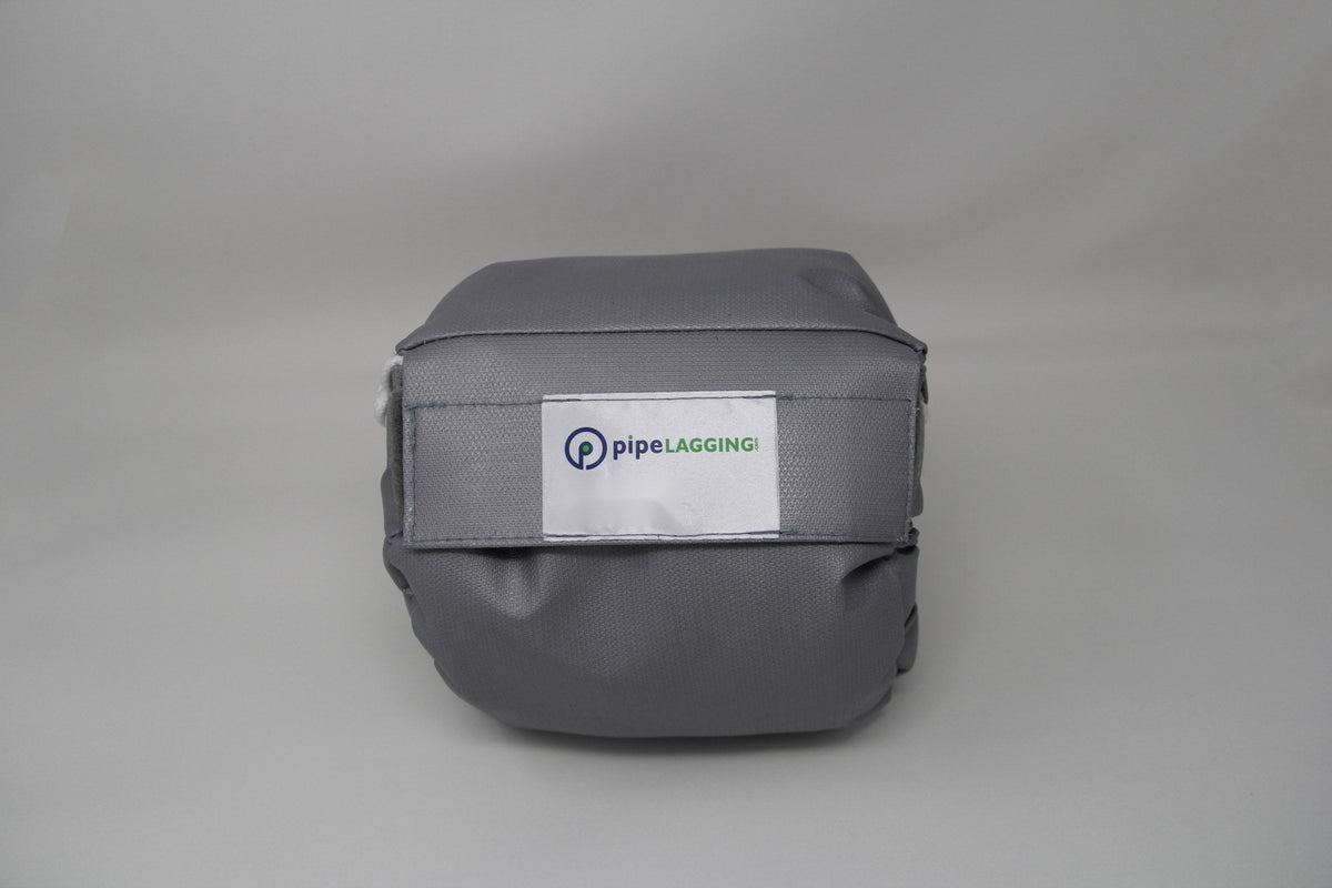 Valve insulation jacket front view
