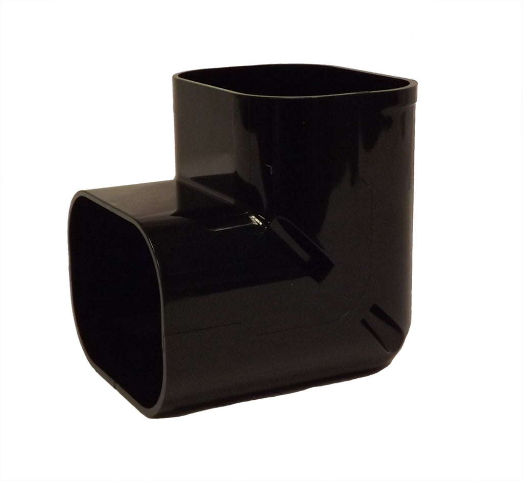 Inaba Denko SC-77-K 77mm internal elbow in black