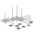 Sitefix Ultra 62mm Self-Adhesive Insulation Hangers with Washers - Pack of 500