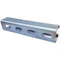 Steel Channel Slotted 41 x 21 2.5 1m Pre Galvanised Steel Bracket