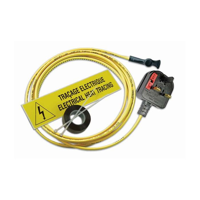 Frost Prevention Kit, 28mm Diameter Insulation, 5m Heater Cable