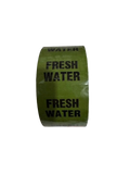 Pipe Identification Tape Fresh Water
