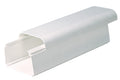 White Plastic Trunking Box 80mm x  60mm x 2m Long DUE80 Box of 8