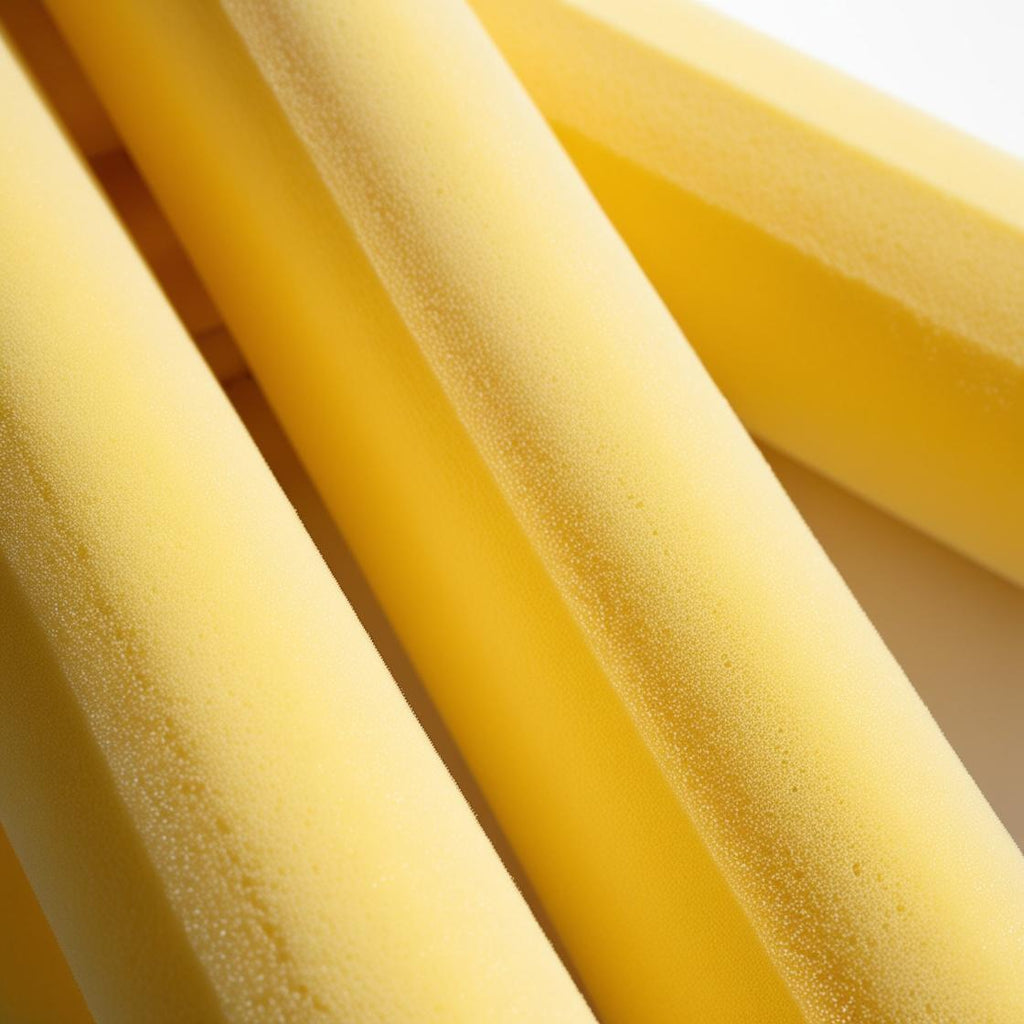 Scaffold Trampoline Tube Padding Yellow Foam 2m Long 9mm Thick 48mm Bore